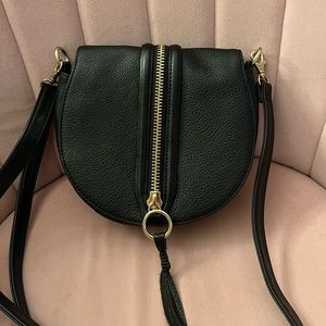 Rebecca Minkoff purse, black, medium sized.